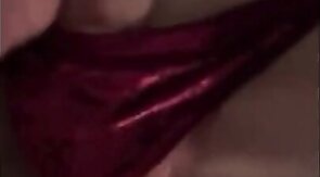 Red Thong Crossdresser Anal with Muscular Top