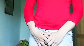Cross-dressing Twink's Kinky Striptease