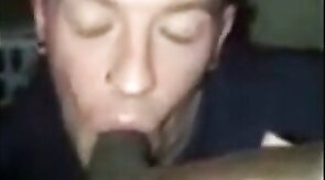 Straight Neighbor's Big Cock Blowjob