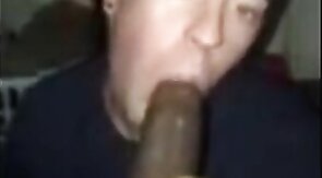 Straight Neighbor's Big Cock Blowjob
