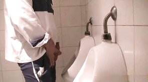 Bareback Daddy in the Gas Station WC