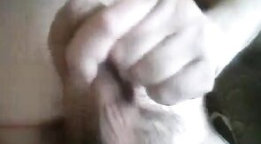 Grandpa Strokes His Big Cock on Cam