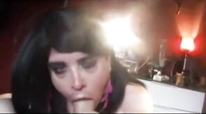 Big Cock Daddy Gets a Blowjob from Amateur Crossdresser