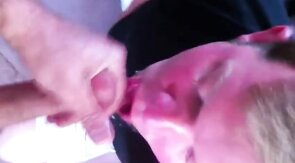 Big-Cock Amateur Takes Two Loads in His Mouth