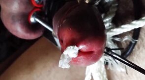 Stainless Tube CBT, Ball Clamps & Super Glue - Gay BDSM