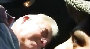 Blowjob in the Car with a Young Stud and an Older Gentleman