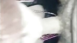 Crossdresser Sucks a Fat White Cock