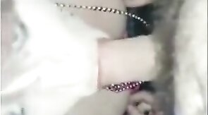 Crossdresser Sucks a Fat White Cock