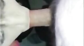 Crossdresser Sucks a Fat White Cock