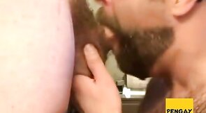 Bearded Bear Takes Two Loads to the Face