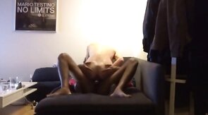 White Guy Takes Bareback BBC