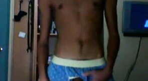 Foreign Twink's Steamy Webcam Session