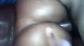 Phat Black Booty Bareback