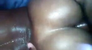Phat Black Booty Bareback