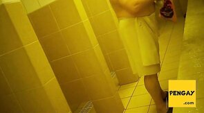 Bears Caught Naked in the Pool Shower