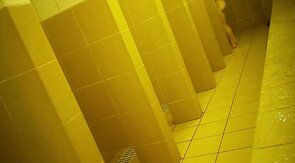 Bears Caught Naked in the Pool Shower