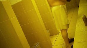 Bears Caught Naked in the Pool Shower