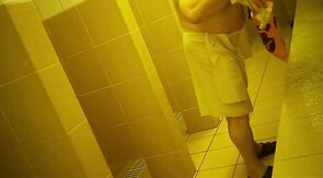 Bears Caught Naked in the Pool Shower