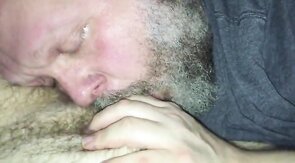 Hairy Guy Sucking My Cock - Amateur Bear Video