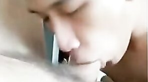 asian twink deepthroat boyfriends cock
