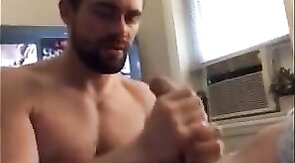 Hunk McHale's Massive Shaft Milked and Busted by a Blowjob Pro