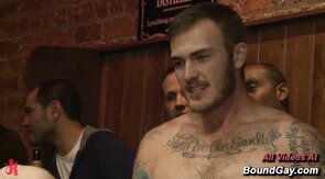 Intense Bar Cage Wax Muscle Gangbang