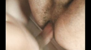 Passionate boyfriend is fucking his love in a hairy asshole