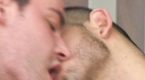 Sexy muscled buddies sucked by a black cocksucker hunk