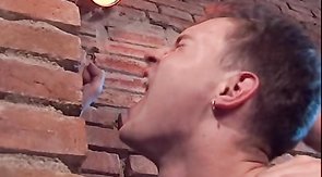 Dirty boyfriends are fucking hard in doggy style pose