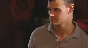 Adorable cocksucker is swallowing his mate's dick