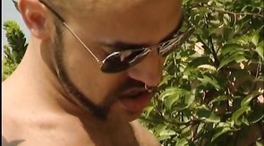 Spicy friends are having a perfect outdoor anal