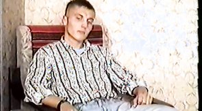 Amateur man is showing off his muscled body