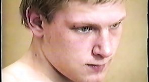 Sexy boyfriend is showing off his nice-looking boner