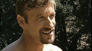 Cock-addicted boyfriends are having an outdoor threesome