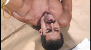 Muscled coworkers are having an awesome butt fuck