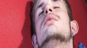 Astonishing soloist masturbate his hard wiener