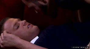 Co-workers are tasting hard cocks of each other