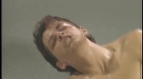 Simultaneous oral and anal sex of the lusty performers