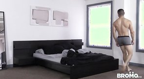 Lustful mates are having a crazy anal morning