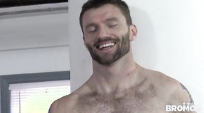 Muscled boys are interrupting their hardcore workout