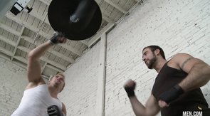 Workout turns into a hot Big Dicks At School oral action!