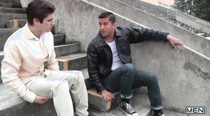 Spicy Big Dicks At School man is giving a perfect deepthroat