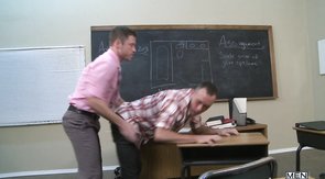 Student nailed by a teacher in the classroom