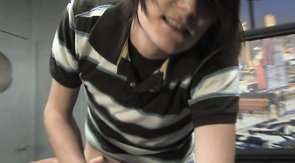 Awesome rimjob for a black-fancy haired boyfriend