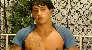 Hot cumshot from a hard Italian boner of a sexy boyfriend