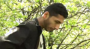 Young man gets impaled by a bearded boyfriend