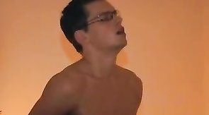 Sweet buddy's anal impaled hard by a huge cock