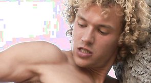 Kinky hunk with nice ass fucked on the bench