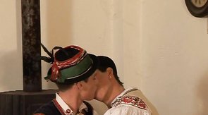 Seductive performer gives a deep blowjob