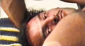 Indian soloist is wanking with a chain over his boner